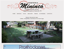 Tablet Screenshot of mininco.com.ar